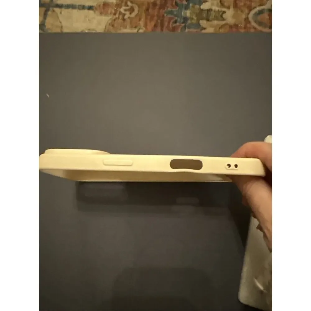NWT iPhone 16 Pro Snap On Case Floral Beige And Pink